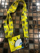 Sponge Bob Square Pants Yellow Lanyard 18" New Nickelodeon