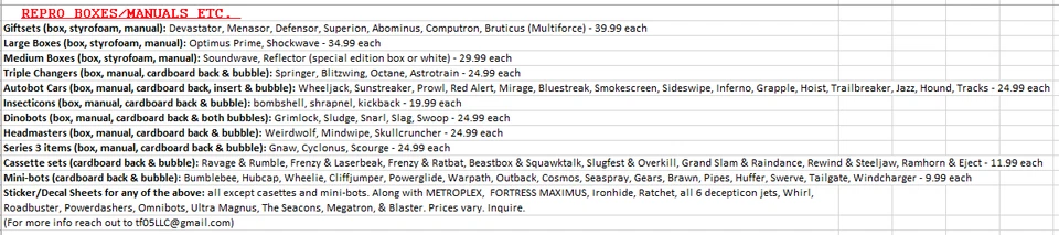 TRANSFORMERS G1 SIXSHOT STICKER SHEET RARE! DECEPTICON DECALS LABELS TAKARA - Image 2 of 2