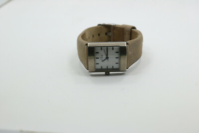 Ladies Boccia Titanium Beige Leather Strap Titanium Watch New Battery