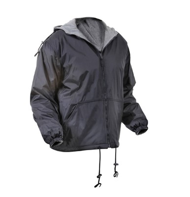 nylon sweatshirt lined jacket