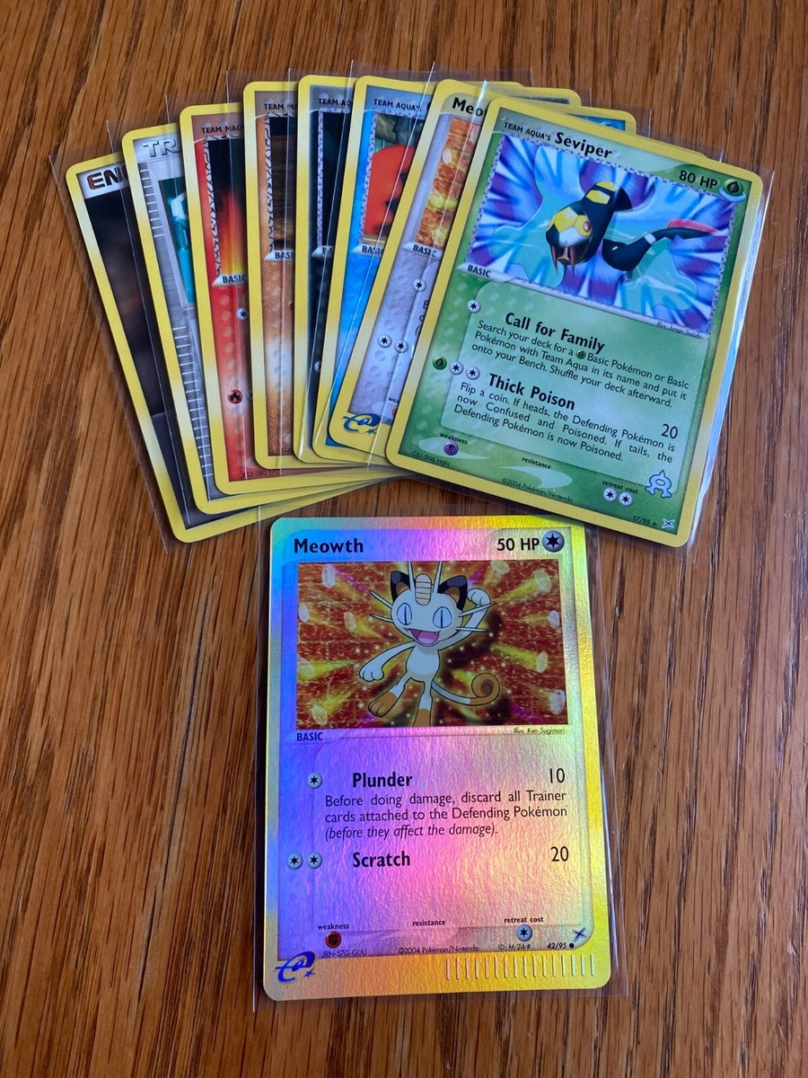 Pokémon Team Magma vs. Team Aqua Series - M/NM Pick Your Cards | eBay