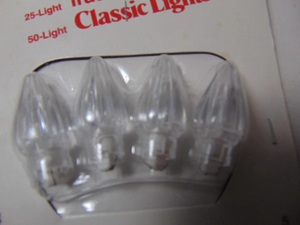 Lot Of 2 GE WX6-25/50CL Classic Lights Replacement 4 Pack of Bulbs Clear Vintage - Image 4 of 4