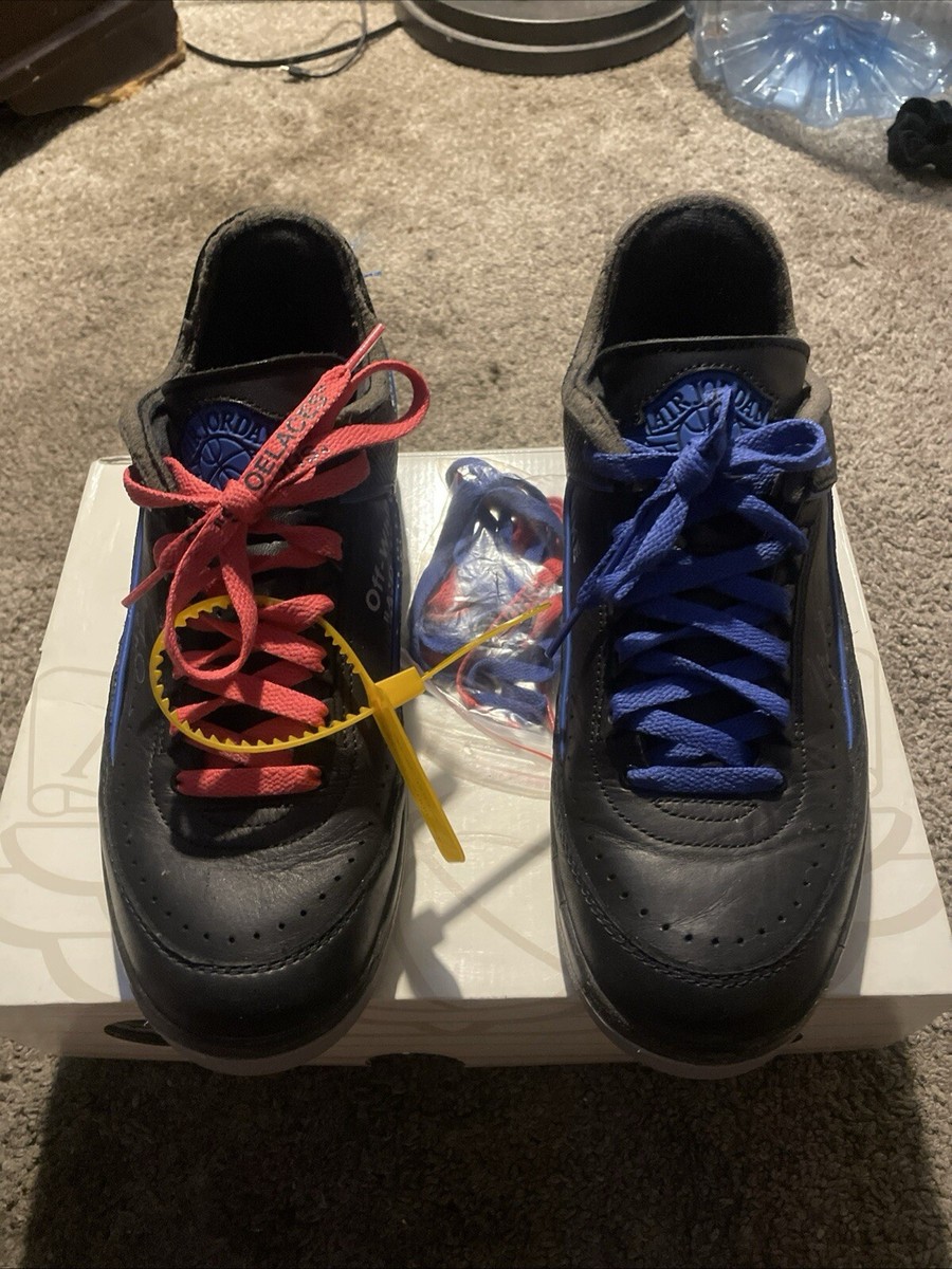 Size 9.5 - Off-White x Air Jordan 2 Retro SP Low Black  display picture 1