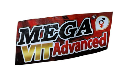 Mega Vit Advanced ALL-NATURAL Strength and Stamina Supplement - 9 Tablets
