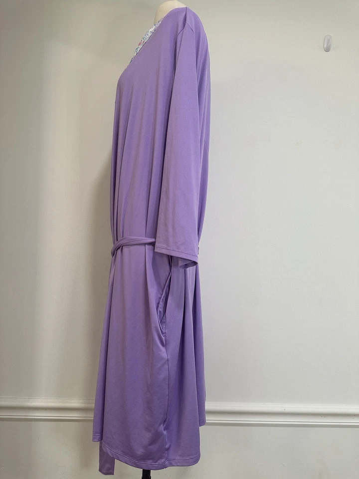 De Colección Secret Treasures Bata Camisón Largo Dormir Mujer 2X 18-20W Floral Poliéster Foto 2 de 4