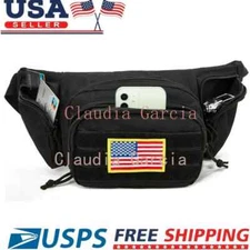 Tactical Pistol Bag Concealed Gun Carry Pouch Military Holster Fanny Waist Belt