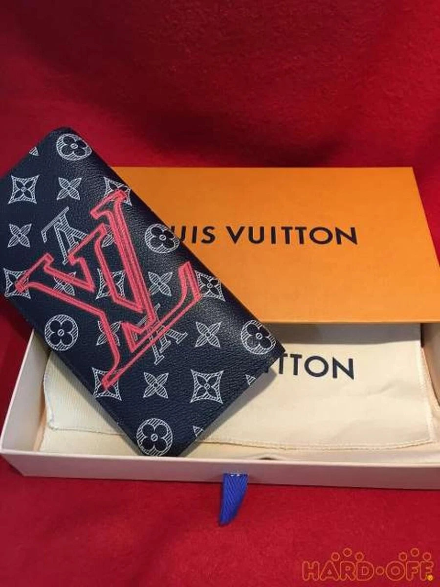 navy louis vuittons wallet