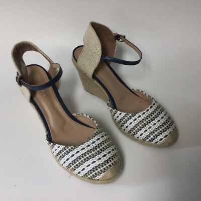 Arezzo Woman's Brazilian Shoes Size 37 Espadrilles Summer Ankle