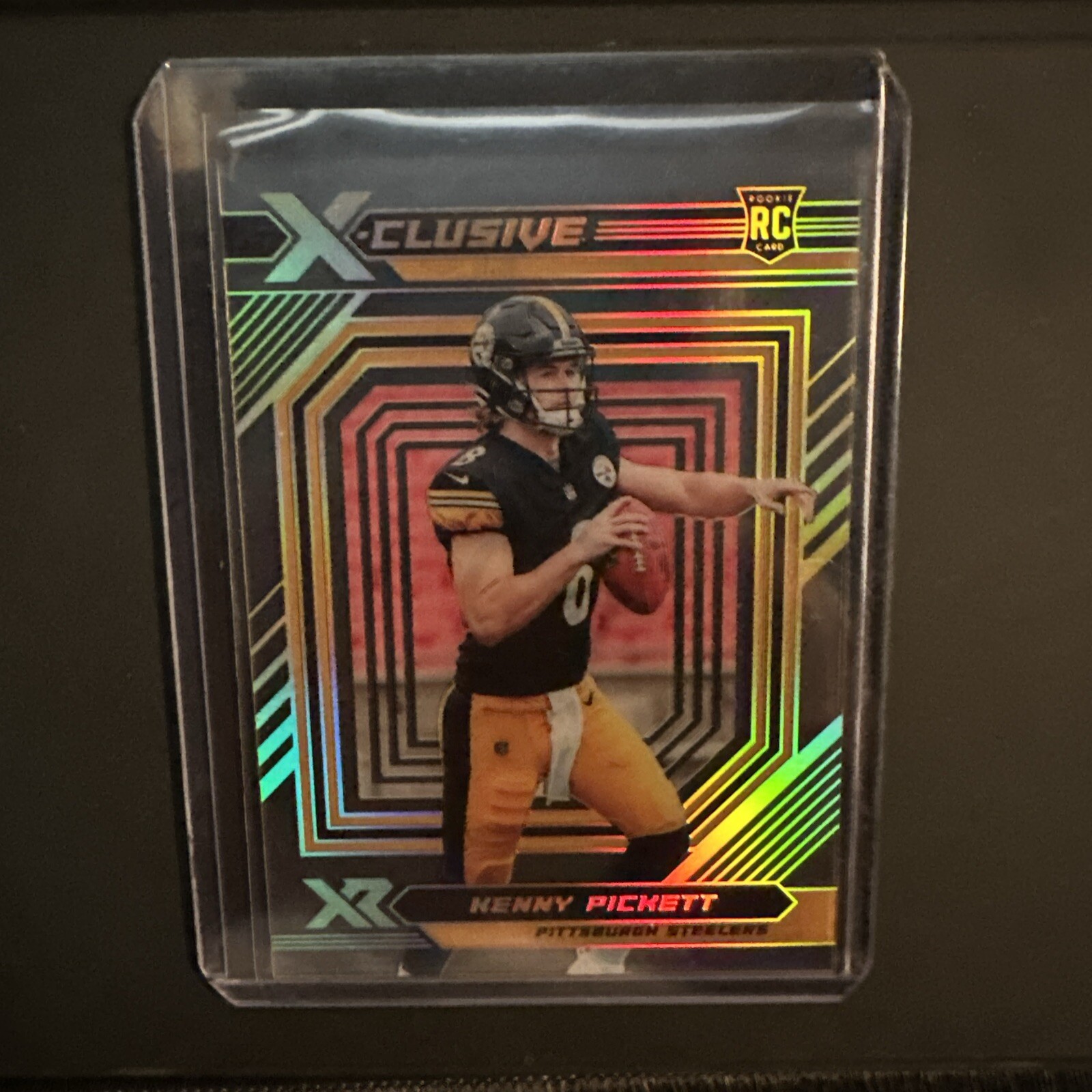 2022 Kenny Pickett XR X-clusive SSP Rookie Card Case Hit Steelers