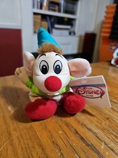 Disney Store Cinderella Gus Mouse Beanie Bean Bag Plus NWT New Vintage