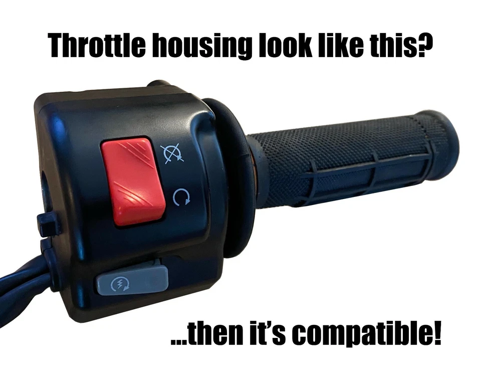 Kit espaciador acelerador KTM+Husqvarna 690/1090/1190/1290, 701 Enduro/Vit/Svart Foto 2 de 4