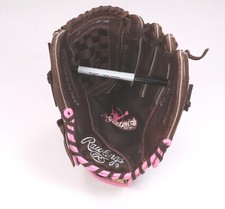 Rawlings EP110 11 Inc Fastpitch Softball Glove Mitt Leather Palm Brown/Pink