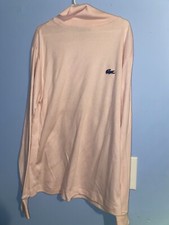 Vintage Izod Lacoste pink Long Sleeve Turtleneck