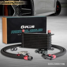 New 10 Row Engine Oil Cooler Kit Fit For LS1 LS2 LS3 + Sandwich Plate
