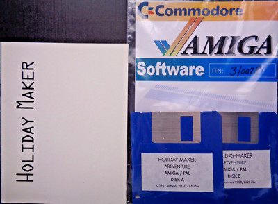 COMMODORE AMIGA -- HOLIDAY-MAKER (SOFTWARE 2000) #INKL. MANUAL