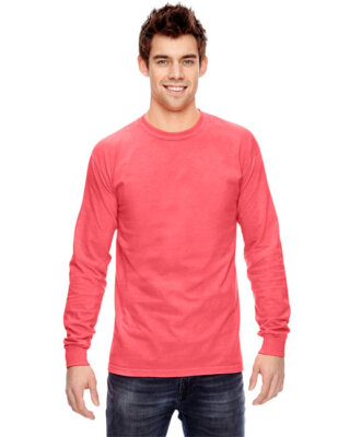 Comfort Colors 6014 Adult Cotton Ringspun Long Sleeve Garment Dyed RS T-Shirt
