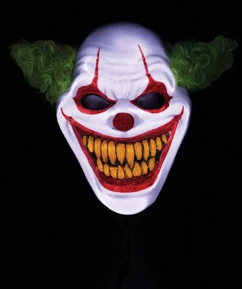 Máscara de payaso iluminada homicida Ha Ha Foto 2 de 2