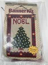 Zestaw banerów z koralików Beadery NOEL Nowy w pakiecie Boże Narodzenie Rękodzieło Dekoracja