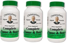 Dr. Christopher's Complete Tissue and Bone Formula 100 Capsules (Pack of 3)