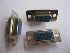 20 Pcs D-Sub 15 pin Female Solder Connector 3 Row New