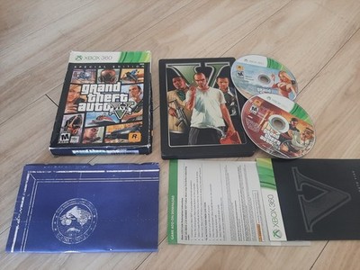 Grand Theft Auto V GTA5 - Special Edition Steelbook Box Set (XBOX 360) CIB