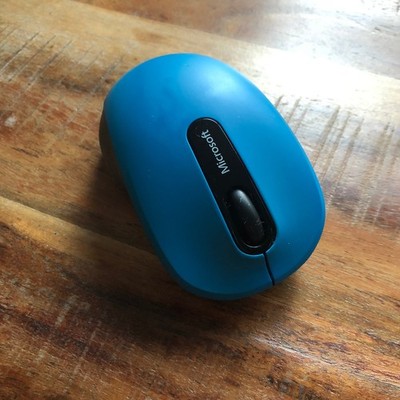 Microsoft Wireless Mobile Mouse 4000 (Maus, schwarz, kabellos, für Rechts- und L