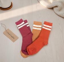 Gap Kids Varsity Crew Multicolored Socks 3-Pack (Medium)