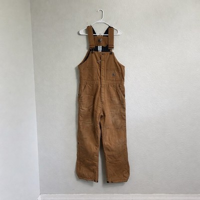 Berne Heritage Insulated Duck Bib Overalls Men's Medium Brown Regular Workwear