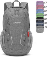 Faltbarer Rucksack Ultraleicht 20L Grau Wanderrucksack FüR Outdoor Reisen