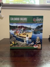 Master Pieces Childhood Dreams Lucky Day Boat 1000 Piece Puzzle - Complete