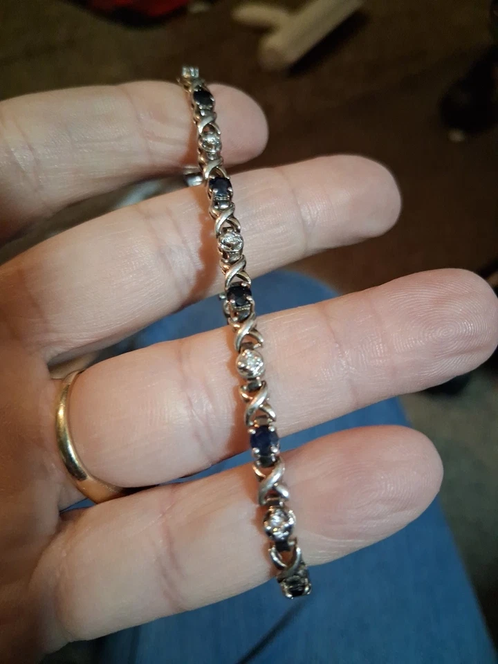 Pulsera de tenis Ross Simons Sterling Vermeil Foto 3 de 4