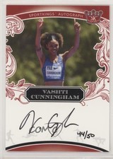 2021 Sportkings Volume 2 Auto Red 44/50 Vashti Cunningham #A43 Auto 2b2