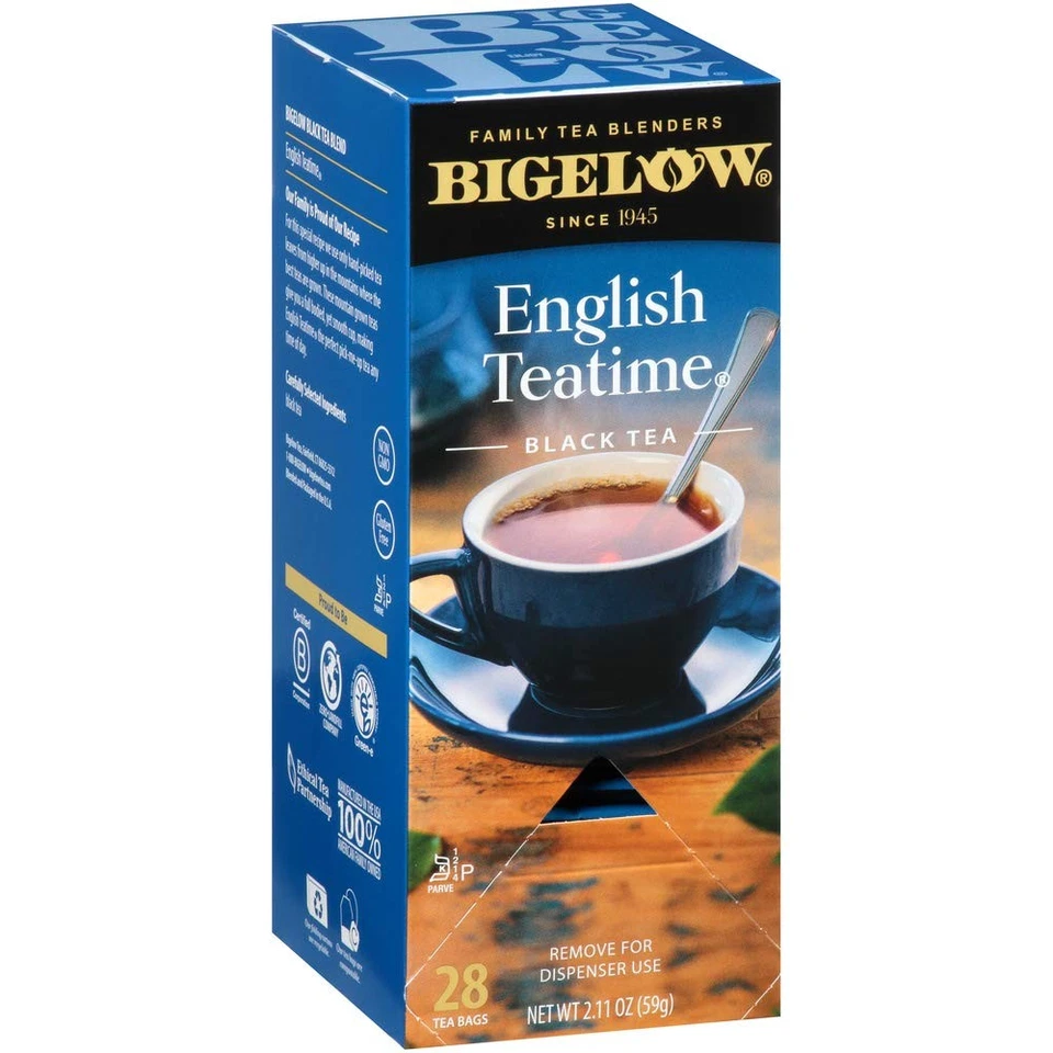 Bigelow English Breakfast Tea Classic 28 bolsas de té envueltas individualmente Foto 2 de 4