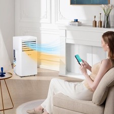 12000BTU Portable Air Conditioner 4-in-1 Air Cooler Heating Fan & Dehumidifier