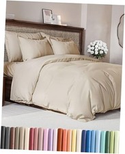 Duvet Cover Queen Size - Extra Soft Queen 90x90 14 - Wheat No Comforter 