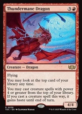 Thundermane Dragon   MTG Tarkir Dragonstorm Commander NM