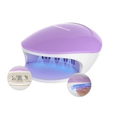 2 in 1 Nail Dryer with Fan and UV Light - Mini Nail Dryer for Regular Polish