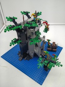 Vintage1989 LEGO Castle 6077 Forestmen&rsquo;s River Fortress Complete Box Parts Read