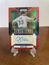 2025 Panini Prizm CLIFF LEE Sensational Signatures Red Prizm # /99 Auto!!