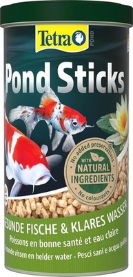 Tetra Pond Sticks Hauptfutter Fischfutter Teichfische Gesundheit Vitalität 1 L