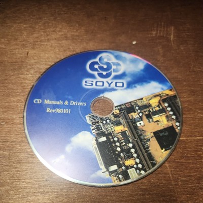      PC Software SOYO Motherboard CD Manual&Drivers Rev 20030902 CD Disc