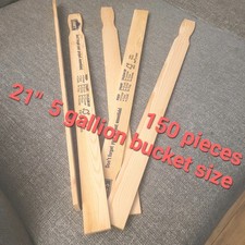 Paint Mixing Sticks Double Thick 21" 150 Count 5 Gallon Bucket Size