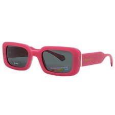 Polaroid Polarized Grey Rectangular Ladies Sunglasses PLD 6208/S/X 0MU1/M9 52