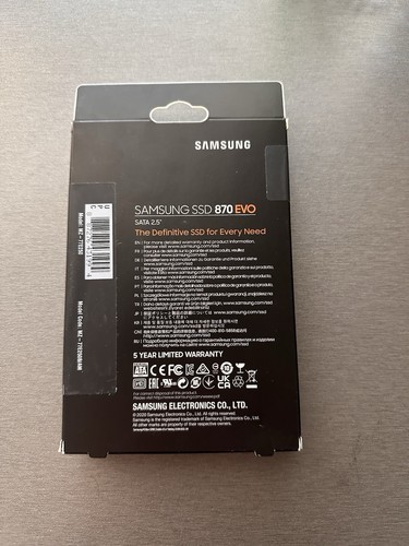 Samsung 870 EVO Series 250GB SATA III Internal 2.5" SSD MZ-77E250 New - Bild 2 von 4
