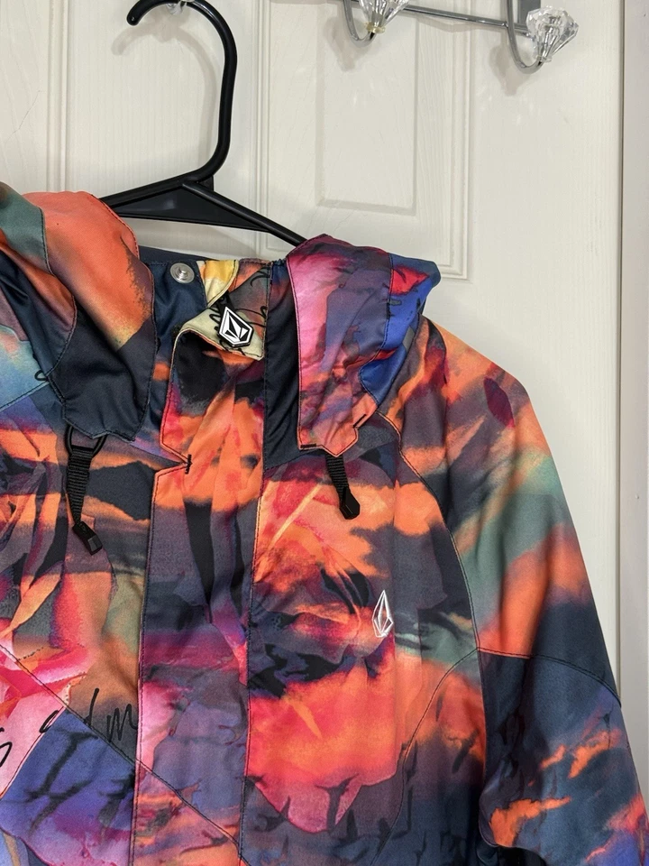 Volcom Nimbus Iconic Women’S Vibrant Multicolor Women's Full Zip Jacket XS - Image 3 of 4