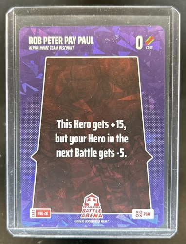 2024 Bo Jackson Battle Arena Rob Peter Pay Paul Alpha Home Team Play #HTD-28