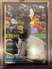 2025 Topps Heritage - Nick Gonzales #227 Black (RC)