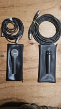 Shure SM58  SM57 Mic Lot x2 with 2 Cords
