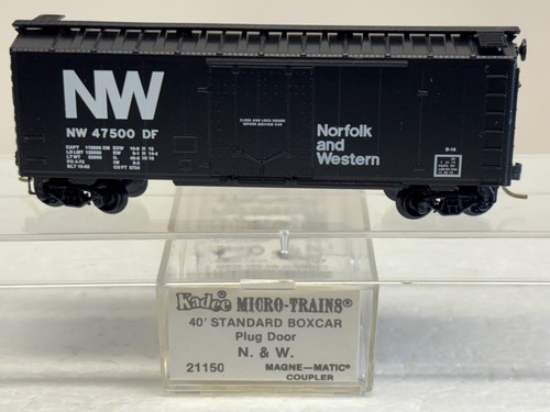 Micro trenes Kadee escala N MTL 21150 Norfolk & Western NW 47500 vagón de caja | Zustand: New