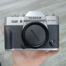 FUJIFILM X-T20 XT20 Silver Mirrorless Body 8fps WiFi Touch Display English